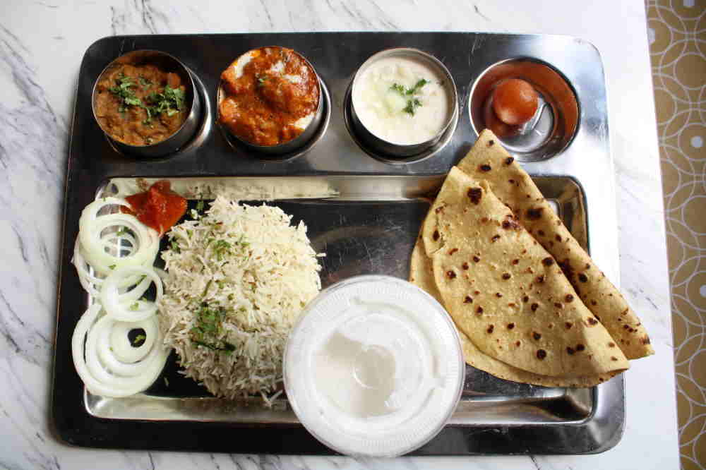 North indian thali