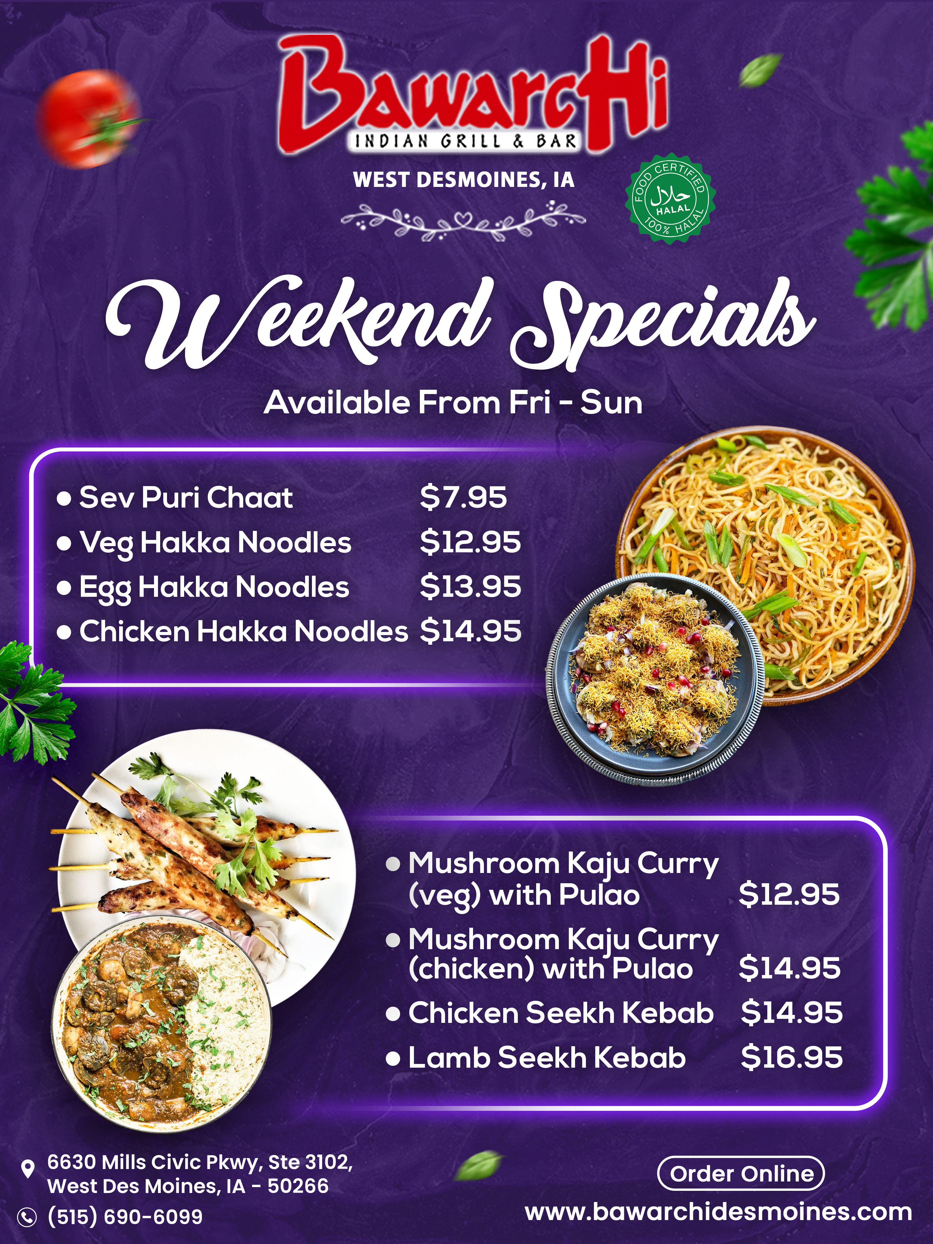 Weekend Specials 