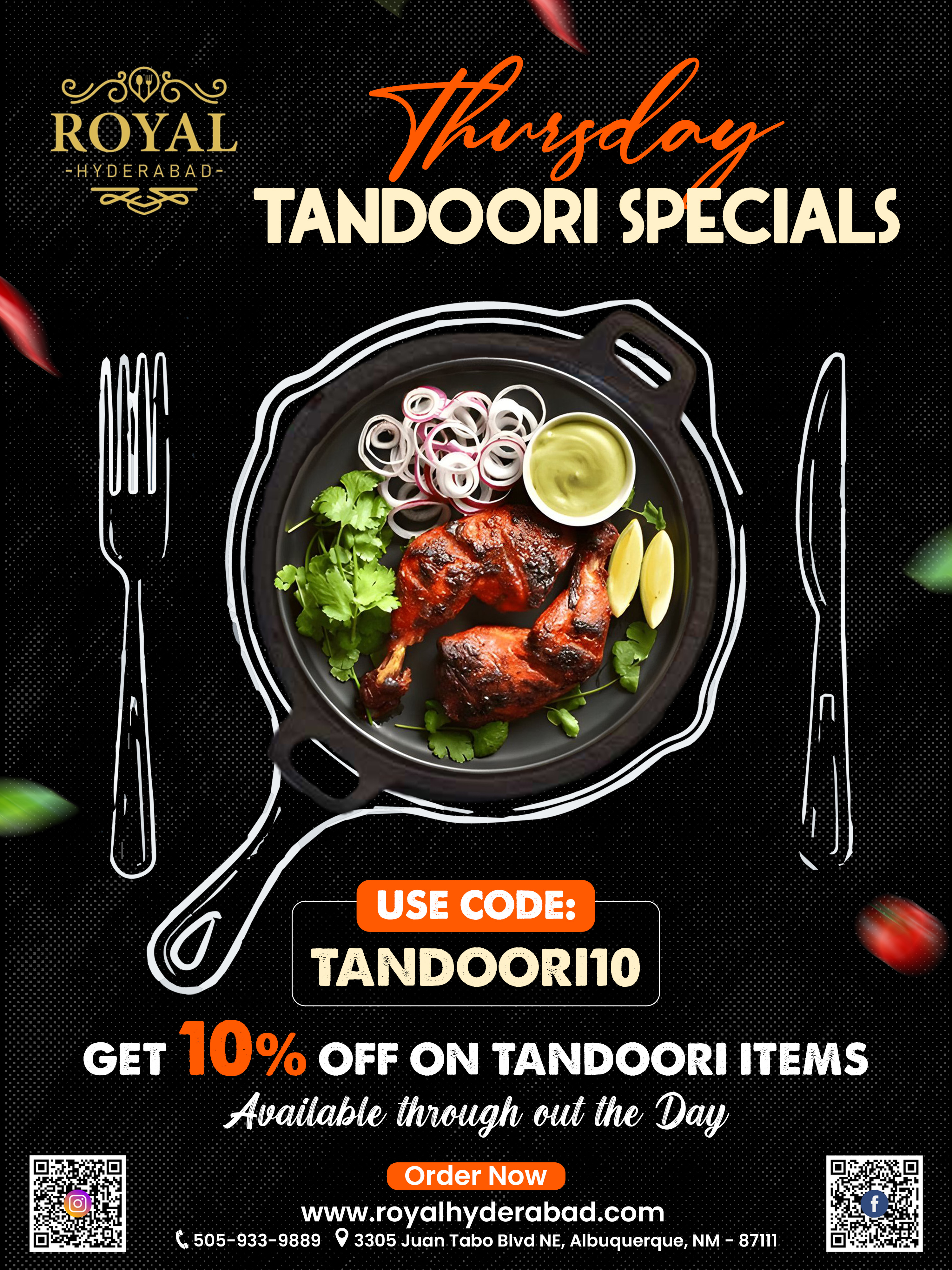 Thursday Tandoori Specials