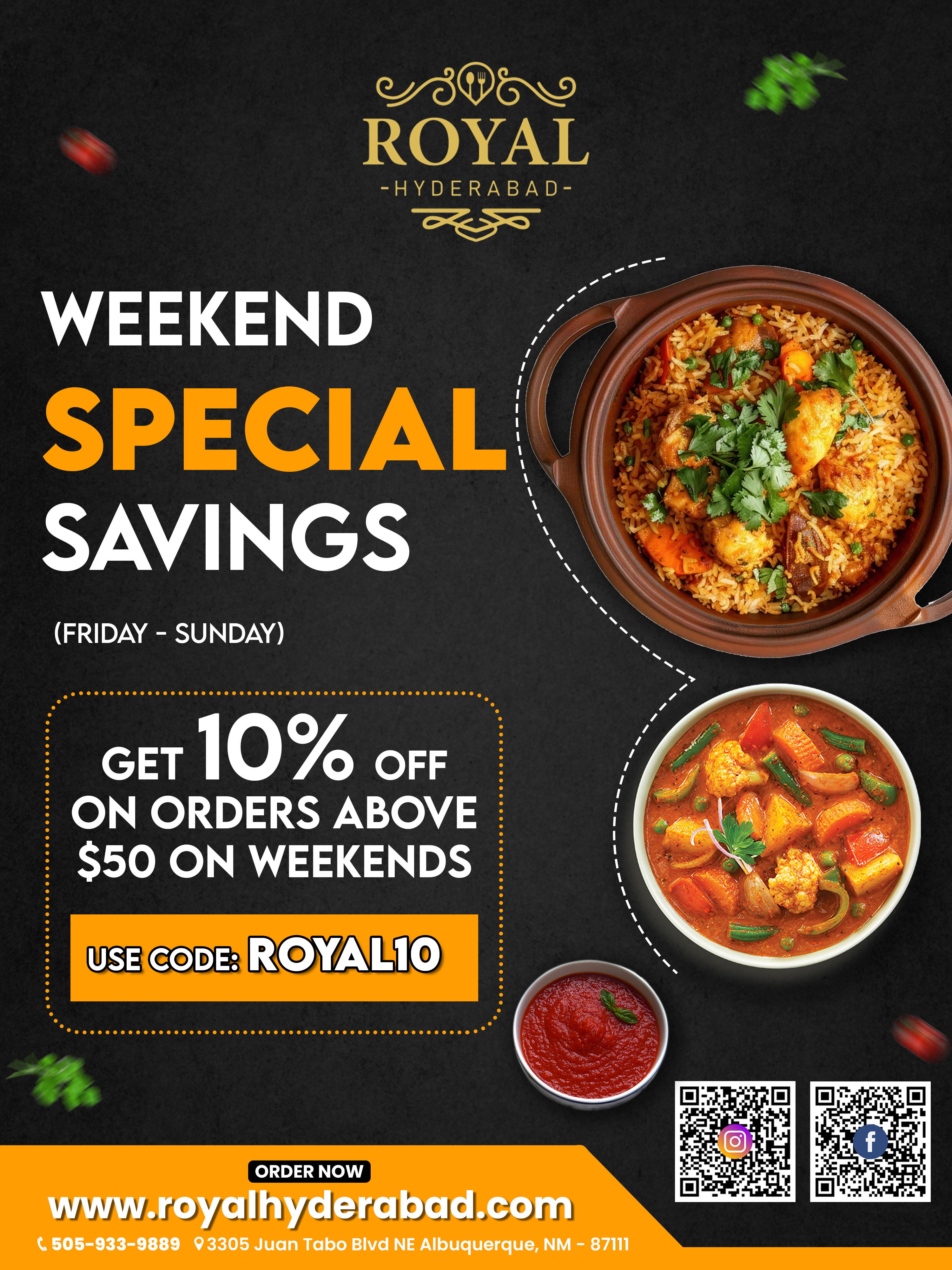 Weekend Special Savings