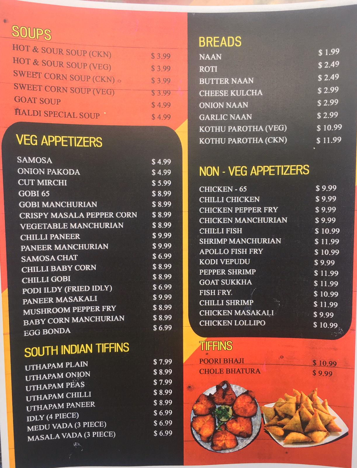 Indian Tadka Peoria Il Menu Order Online