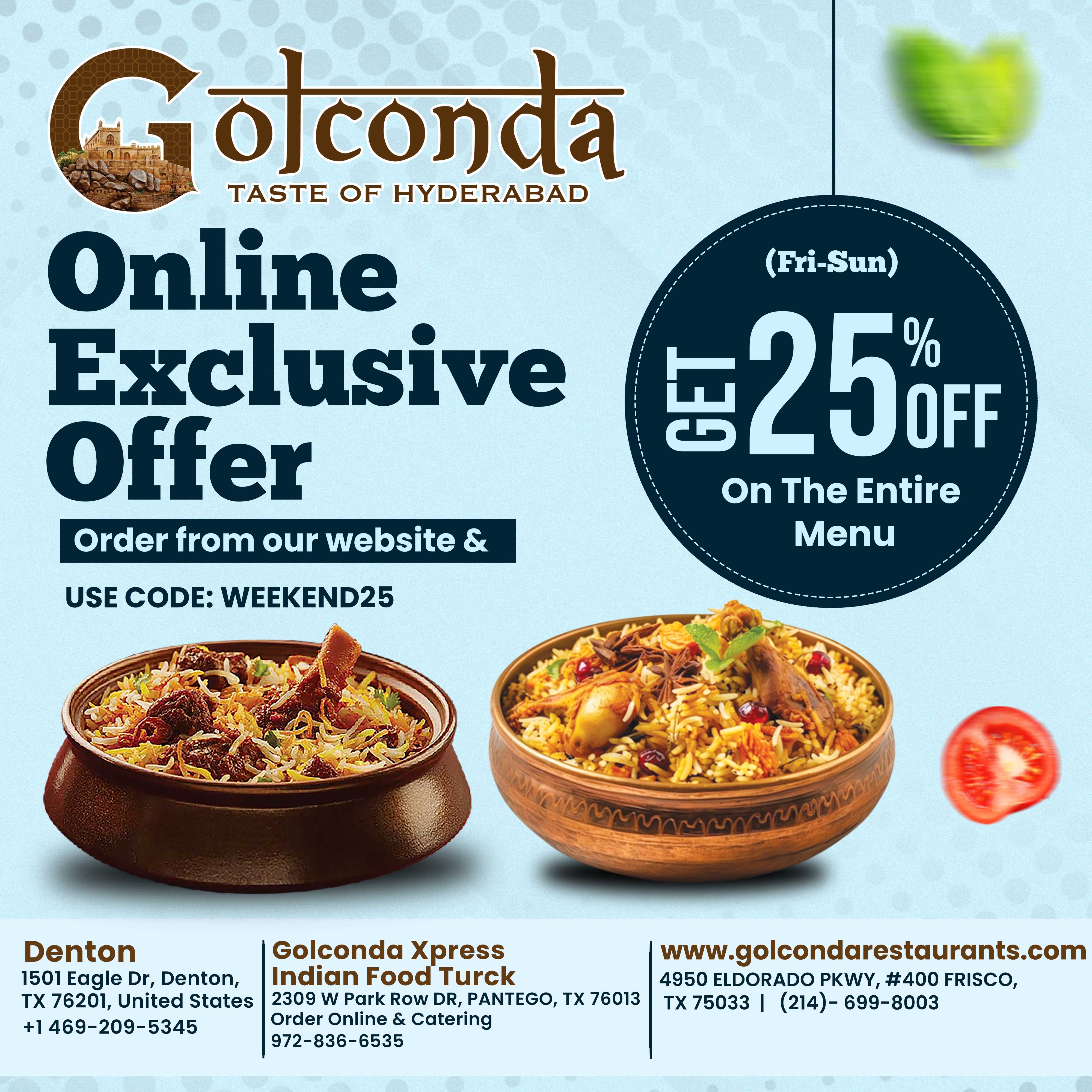 Online Exclusive Offer