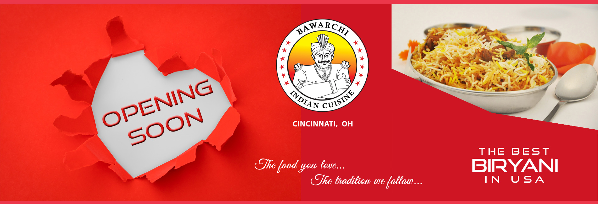 Bawarchi Cleveland - Opening Soon