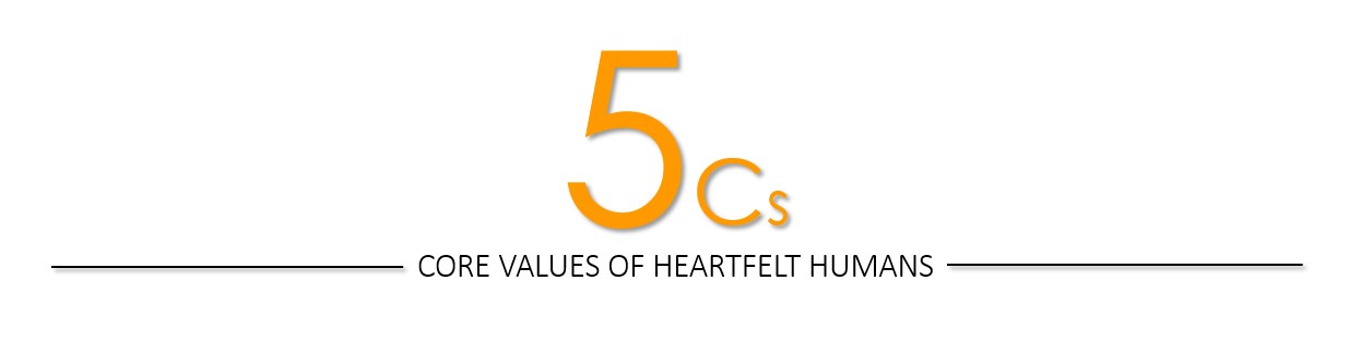 #Heartfelt Humans# - #Core Values#