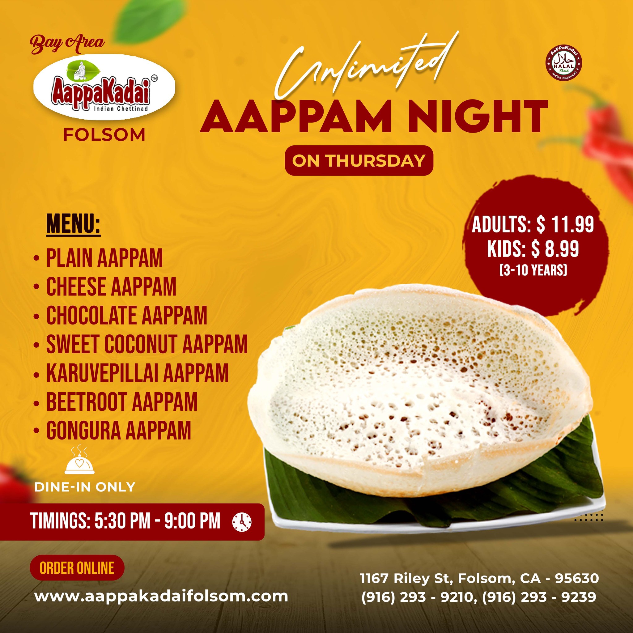 Unlimited Aappam Night