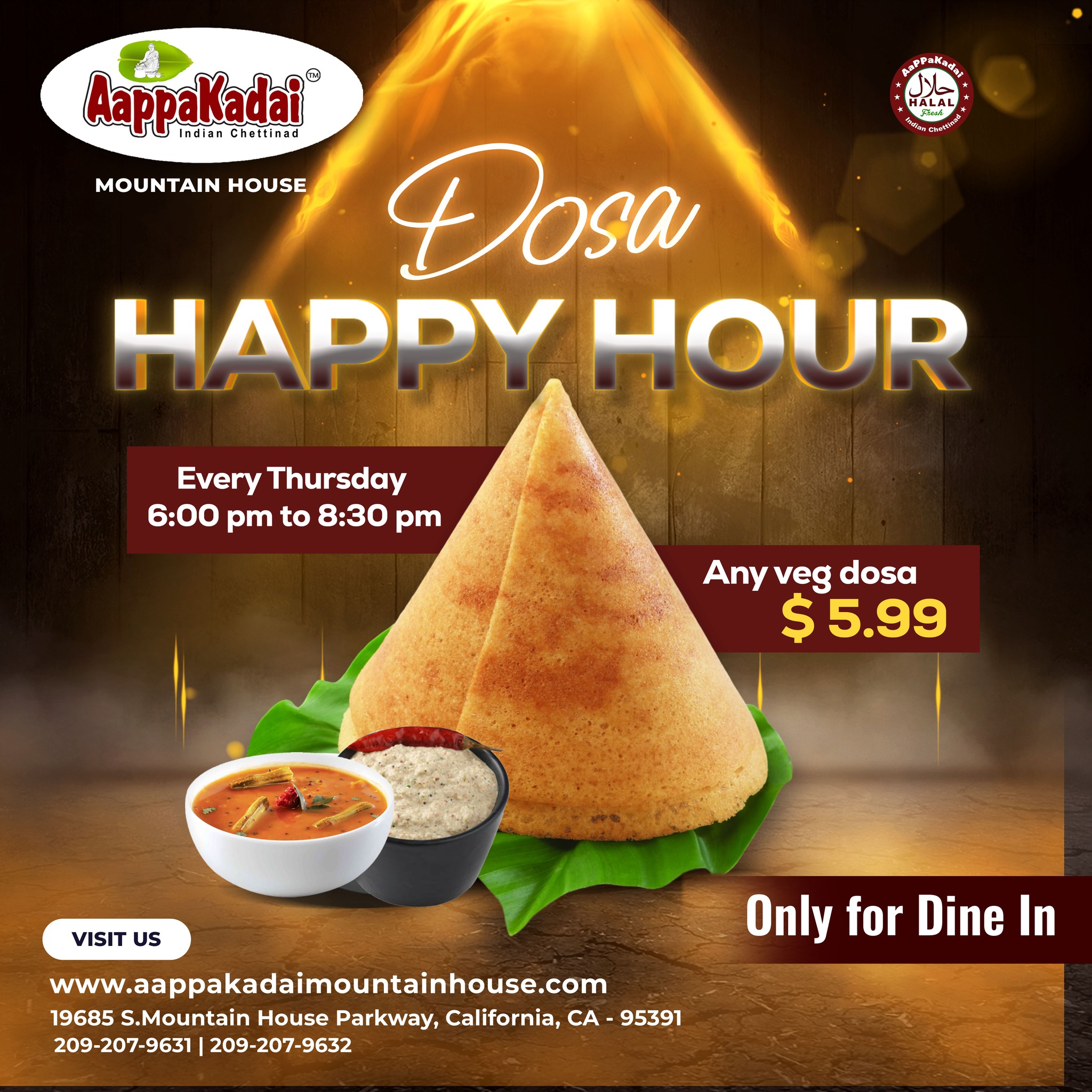 Dosa Happy Hour