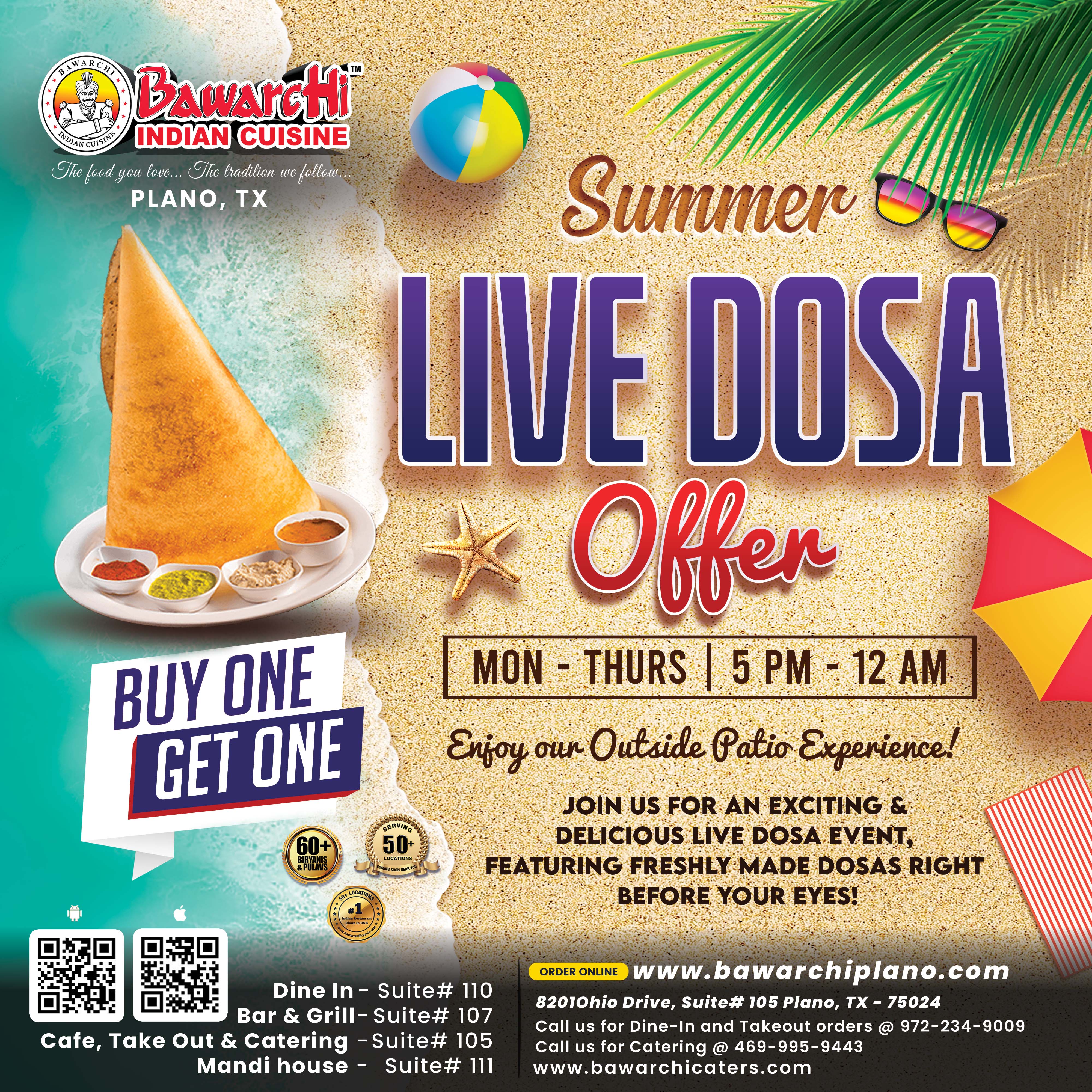 Summer Live Dosa Offer