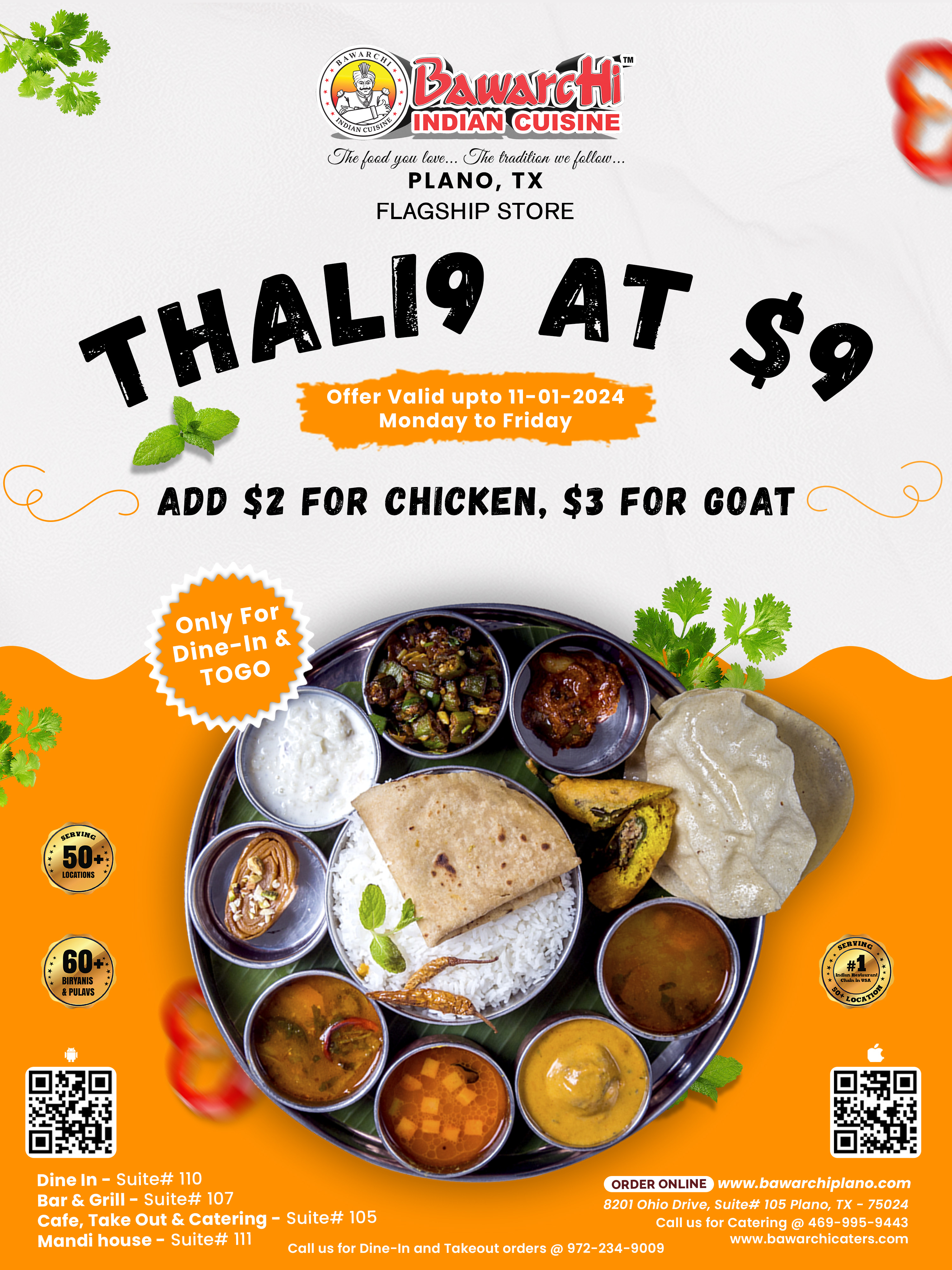 Thali9 at $9