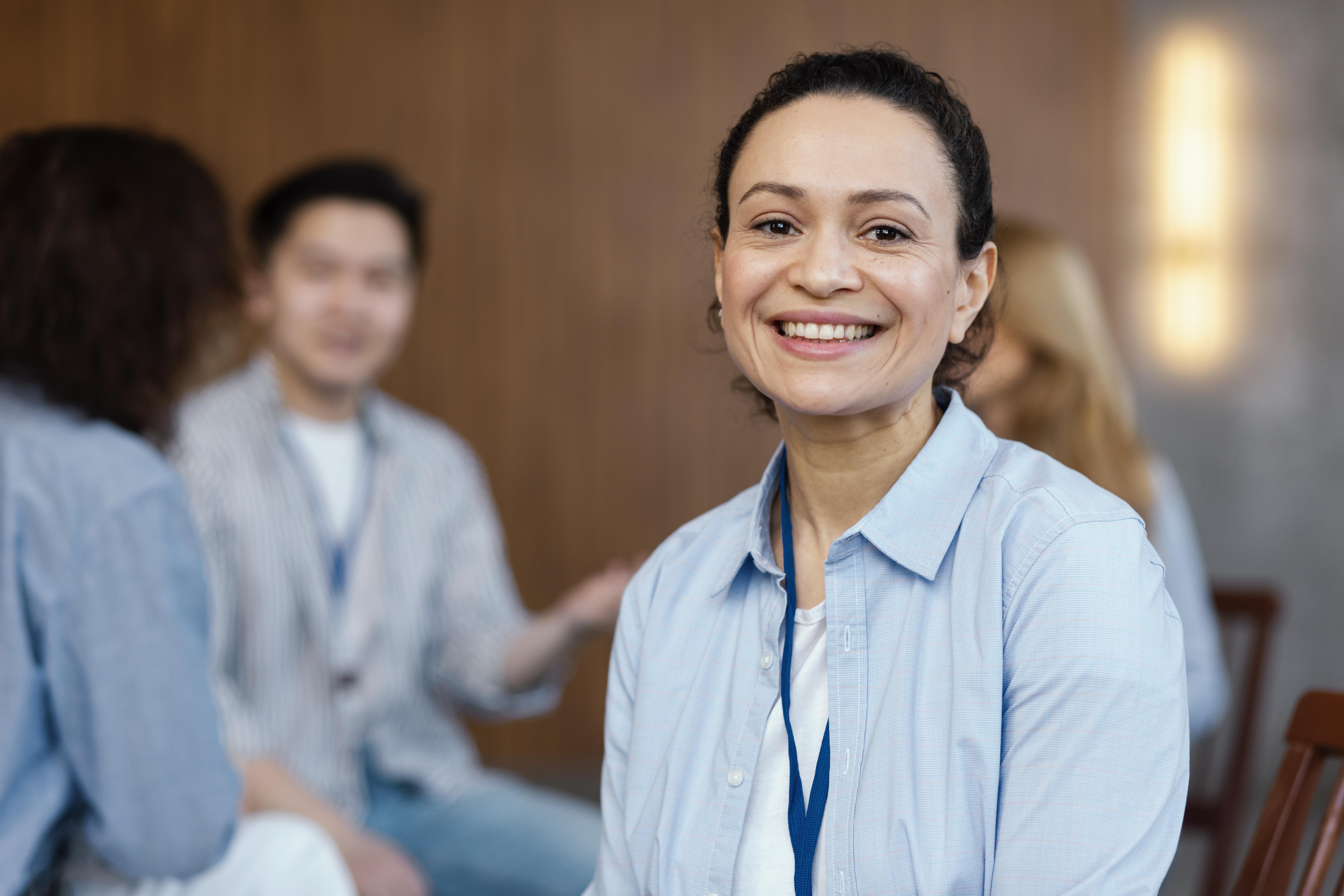 Smiling woman